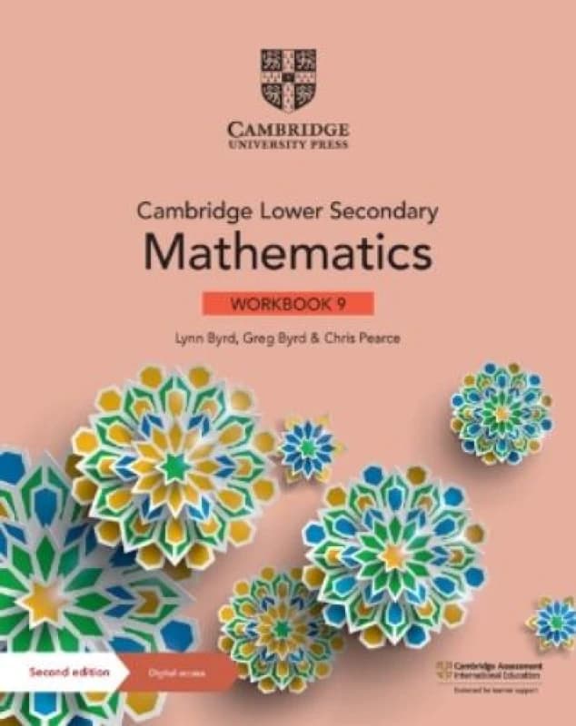 Chris Pearce Cambridge Lower Secondary Mathematics Workbook 9 with Digital Access (1 Year) Book Multi unisex