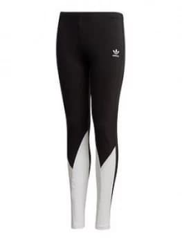 Adidas Originals Unisex Big Trefoil Legging - Black