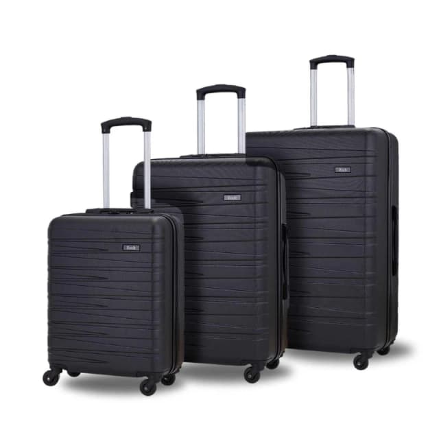 Rock Rock Seattle Medium Suitcase Black - Rock - Size: Medium Black Medium SH48301