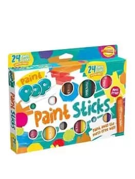 Paint Pop Paint Sticks Colour Pops Classic & Metallic Colours - 24 Pack