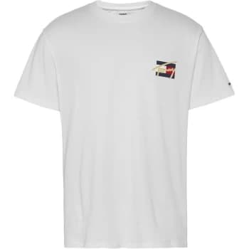 Tommy Jeans Vintage Short Sleeve T Shirt - White YBR