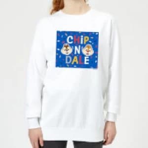 Disney Chip N' Dale Womens Sweatshirt - White
