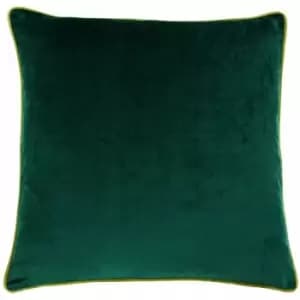 Paoletti Meridian Cushion Cover (55x55cm) (Emerald Green/Moss) - Emerald Green/Moss
