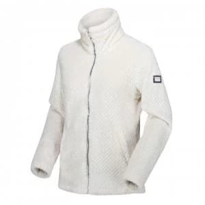 Regatta Hermilla Velour Full Zip Fleece - LightVanilla