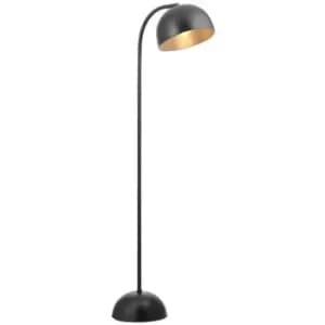 Endon - Brodey Dome Floor Lamp Matt Black Paint