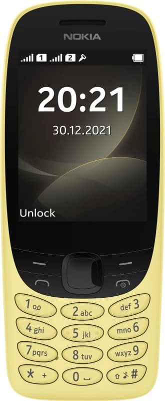 Nokia 6310 7.11cm (2.8") Yellow Feature phone