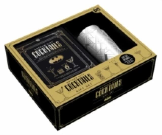 Gotham City Cocktails : Official Handcrafted Food & Drinks From the World of Batman Gift Set Kit