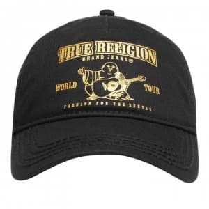 True Religion Buddha Cap - Black/Gold 1001