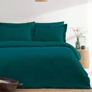 Jansons Waffle Duvet Set (King) (Teal)