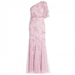 Adrianna Papell Adrianna Shoulder Dress Womens - DUSTED PETAL