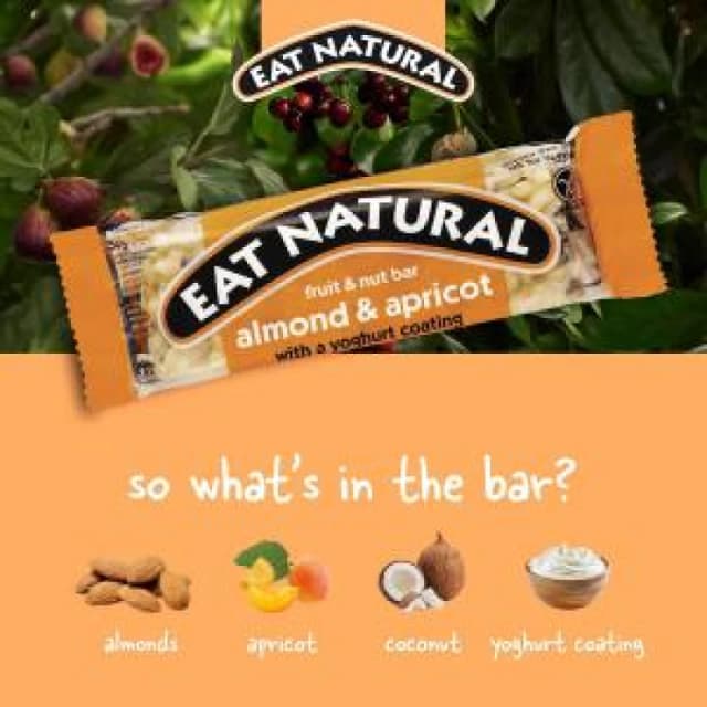 Eat Natural Eat Natural Bars with Apricot and Almonds 50g (Pack of 12) 77250020 77250020