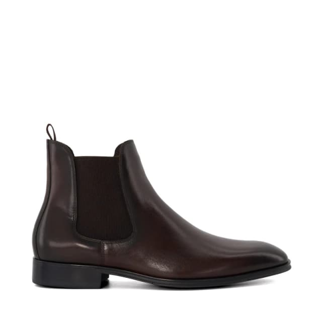 Dune London Mens Chelsea Boots Brown Lthr male 6 (40)