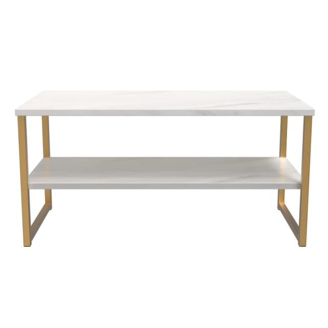 Tamworth Lagre Open Coffee Table In Marble (Ready Assembled)