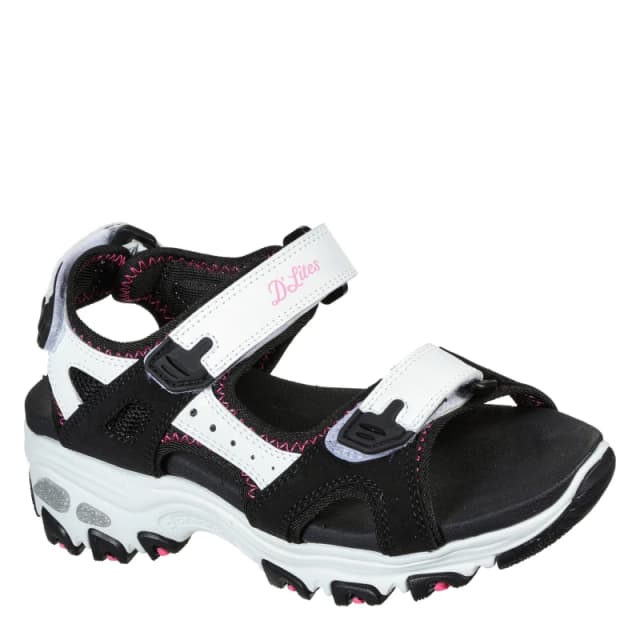 Skechers DLites Black/White unisex 3 (36)
