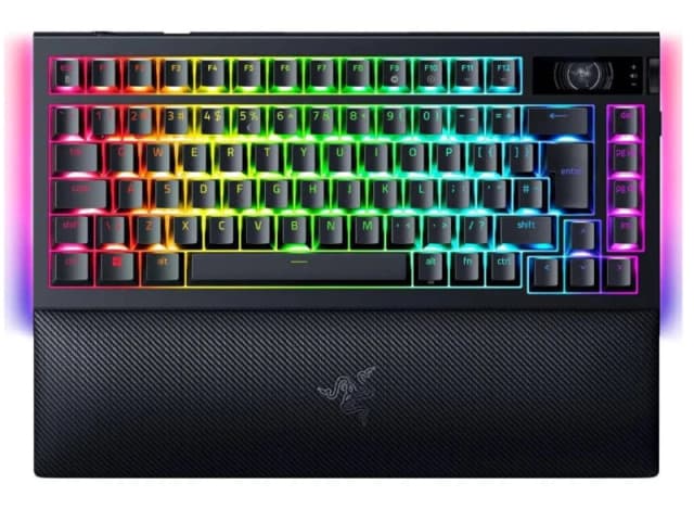 Razer Razer BlackWidow V4 Pro keyboard Gaming USB + RF Wireless + Bluetooth QWERTY US International Black RZ03-05130300-R3E1