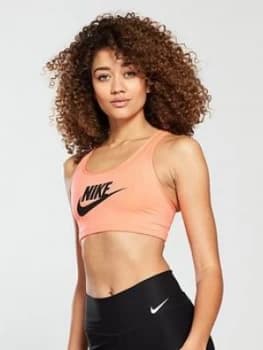 Nike Training Medium Support Swoosh Futura Sports Bra Crimson Size L Women