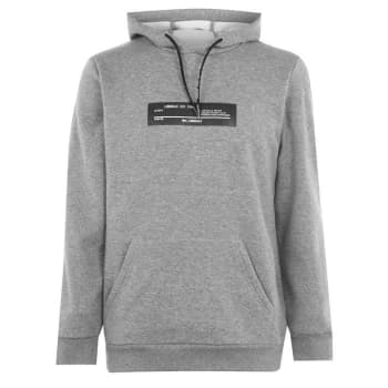 Lonsdale Fleece Hoodie Mens - Grey