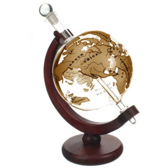 Original Products Bar Originale Gold Ship Globe Decanter 750ml Gold unisex