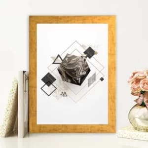 AC687940831 Multicolor Decorative Framed MDF Painting