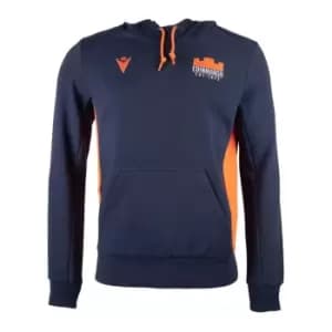 Macron Edinburgh 22/23 OTH Hoodie Mens - Blue