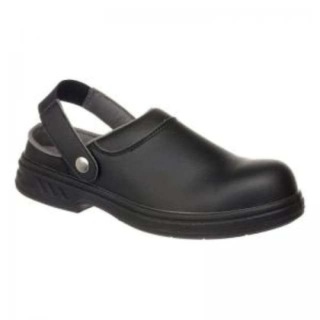 Portwest Steelite SB AE WRU Clean Area Safety Clogs FW82BKR49 Colour: Black