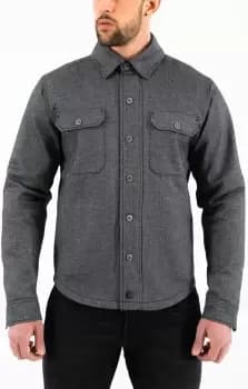 Rokker Boston Rider Motorcycle Shirt, grey Size M grey, Size M