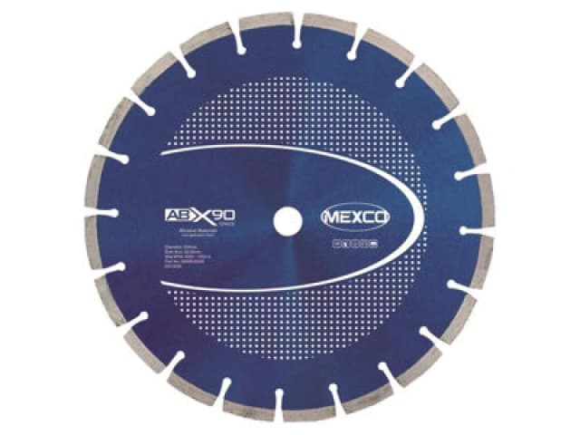 Mexco Abx9030020 Abrasive Materials X90 Grade Diamond Blade 300 X 20mm Mexabx90300