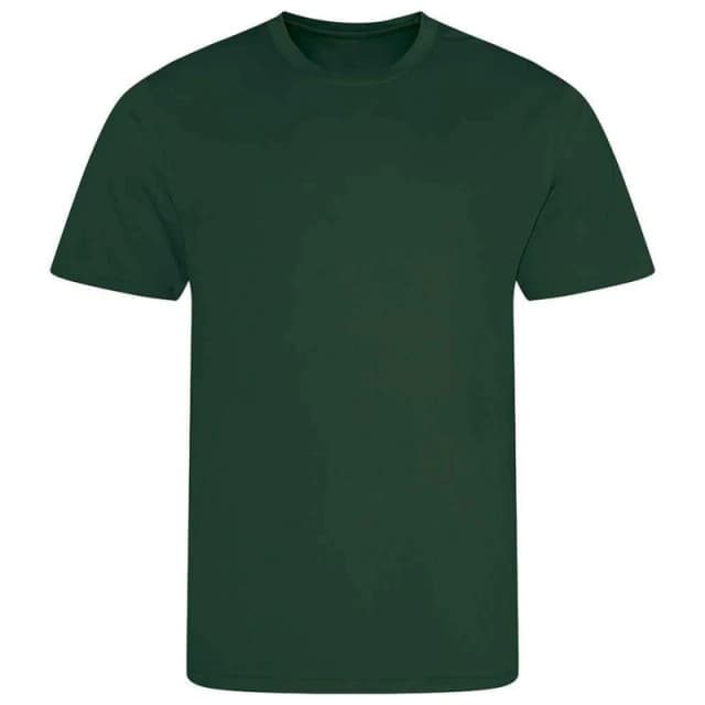 AWDis Cool Plain Magenta T-Shirt in Bottle Green Size: 12-13 Years Bottle Green Unisex 12-13 Years