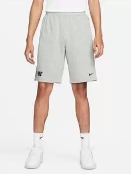 Nike NSW Repeat Tape French Terry Shorts - Dark Grey Size M Men