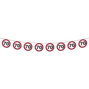 traffic Sign 70th Banner