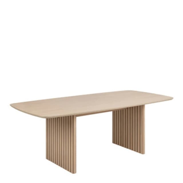 Furniture To Go Christo Dining Table In Oak With A Oak Lacquered Veneer Base