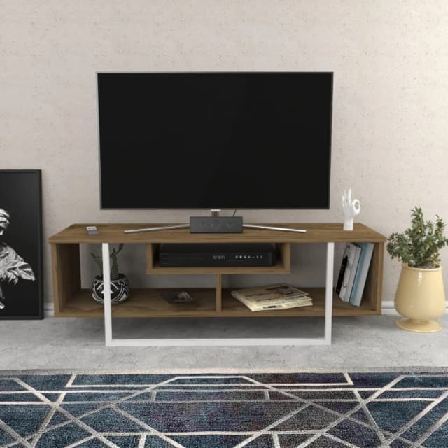 Decorotika Astona TV Stand TV Unit for TVs up to 55" Light Brown