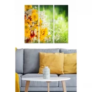 MDF126913463 Multicolor Decorative MDF Painting (3 Pieces)