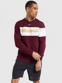 Reebok Training Essentials Crew Sweatshirt - Maroon