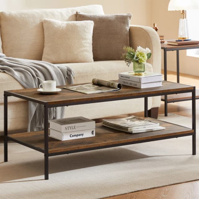 Lassic Vida Designs Brooklyn Coffee Table Dark Wood unisex One Size