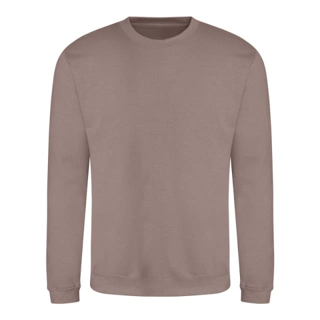 AWDis AWDis Men Soft Touch Sweatshirt in Brown Size: X-Small Brown XS Male 5063470633906
