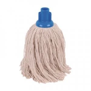 2Work 14oz Twine Rough Socket Mop Blue Pack of 10 PJTB1410I