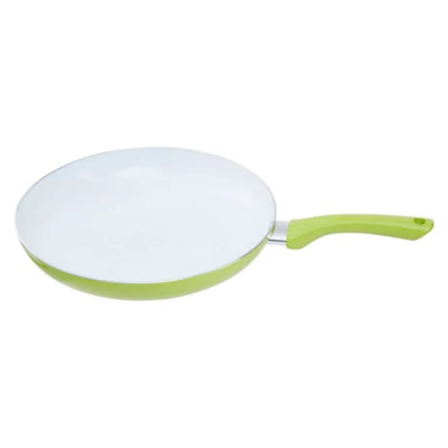 Premier Housewares Ecocook 30cm Lime Green Frypan, Non-Stick White