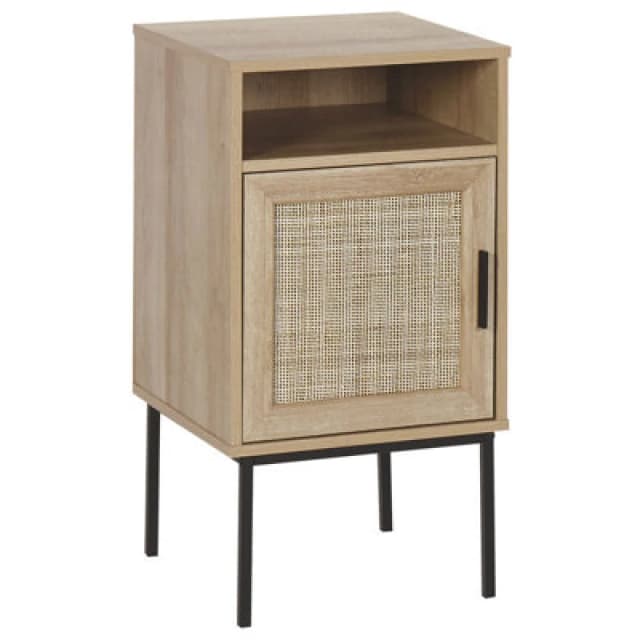 Beliani Bedside Table Pasco Light Brown