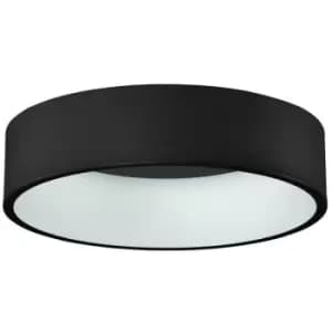 Italux Lighting - Italux Chiara - Modern LED Flush Ceiling Light Black, Warm White 3000K 2310lm