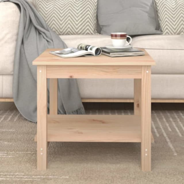 Vidaxl Coffee Table 50X50X45cm Solid Wood Pine