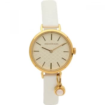 Agama Pearl Charm Cream & Gold Watch