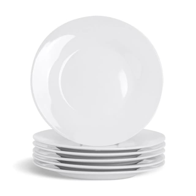 Argon Tableware Classic White Side Plates - 15.5cm - Pack of 12 White