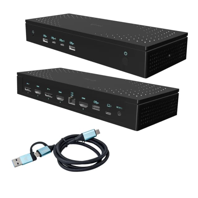 i-tec i-tec Universal 5x 4K/60Hz Display Docking Station + Power Delivery 100W CA5MONITORDOCKPDUK