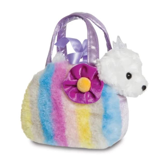 Aurora Aurora Fancy Pal Princess Puppy Soft Toy with Multi-Coloured Stripes Multi
