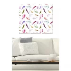 MDF289674824 Multicolor Decorative MDF Painting (3 Pieces)