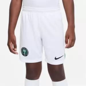 Nike Nigeria Home Match Shorts 2022 2023 Juniors - White
