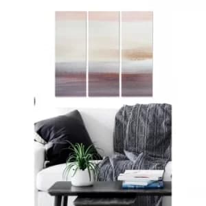 MDF1324872707 Multicolor Decorative MDF Painting (3 Pieces)