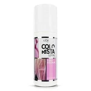 Colorista Spray Pastel Pink Hair Colour Pink
