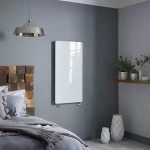 Heating Style Vetro Star 1063X532mm Glass Towel Warmer 1604B White - White